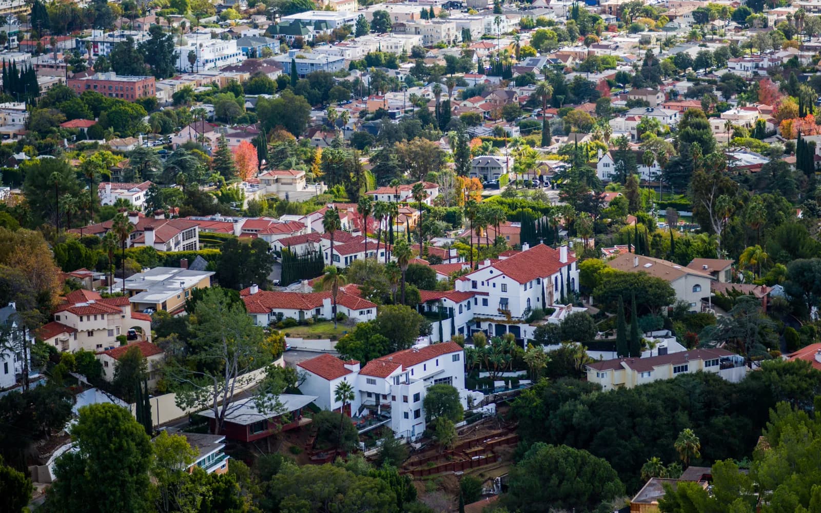 Los Angeles, California service area for OurMaids residential and commercial cleaning